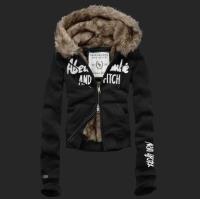 dames abercrombie fitch fur hooded outwear zip new york Originele Prijs nixs6110